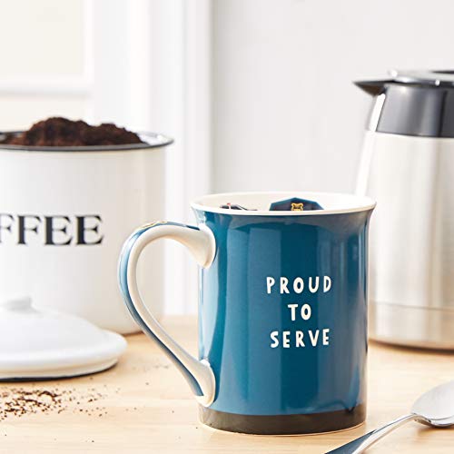 Mug de cerámica azul Our Name is Mud 16 oz miniatura 5