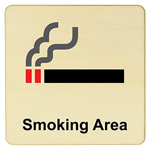 �ؐ��v���[�g 9x9cm(Smoking Area)