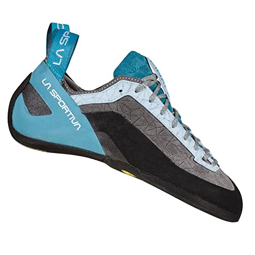 LA SPORTIVA W Finale Grau - Leistungsfähiger technischer Damen Kletterschuh, Größe EU 39 - Farbe Clay - Topaz