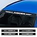 MYlnb pour Mitsubishi Lancer 10 3 9 EX Outlander 3 ASX L200 Ralliart, Autocollant de Pare-Brise Avant de Pare-Brise de Voiture de compétition Accessoires Auto