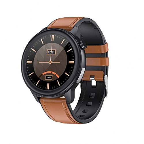 HFGH Körpertemperaturmessung EKG PPG Smart Watch SOS Anruf Blutdruck Sauerstoff Herzfrequenz Smart Uhr Männer Frauen IP68 Wasserdicht Cover