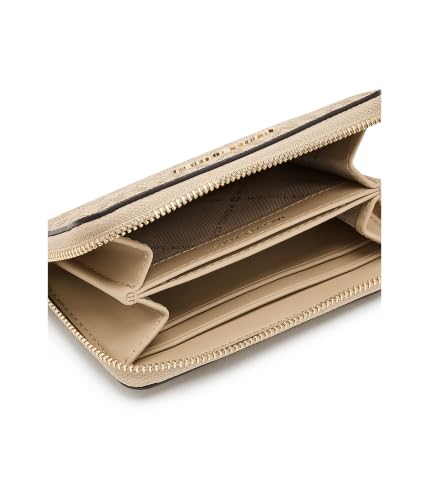 Image of Michael Kors, Womens, Jet Set Small Zip Around Card Case, Khaki, One Size