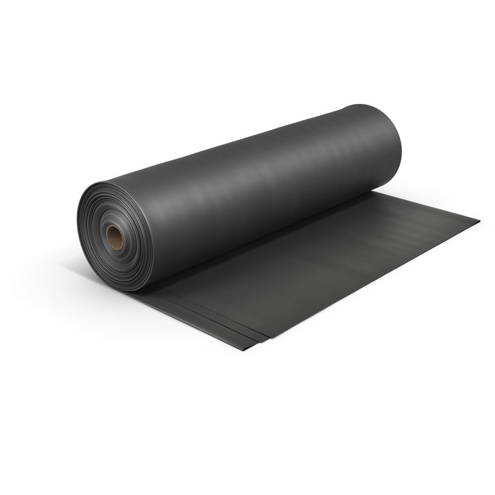 blizz-z EPDM-Teichfolie Zuschnitt nach Maß: B: 3,05m, L: 5m, Stärke: 1,02mm | schwarz - UV-beständig - biologisch unbedenklich, fischverträglich - wurzelfest und pflanzenverträglich - Made in USA