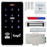 1. Marque : AccessShield AccessShield Kit de système de contrôle d\'accès, Clavier RFID étanche IP68, Serrure électrique à Boulon de 150/150 kg, 10 Porte-clés (Argent)