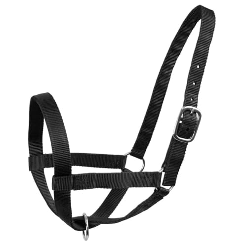 Derby Originals Adjustable Nylon Livestock Cattle Halters, Black, Small - Thumbnail 3