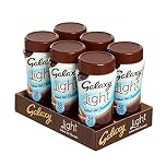 Galaxy Light Instant Hot Chocolate 210g (Pack of 6) 126 Servings - Instant Low Calorie Hot Chocolate Only 38 calories Per Serving