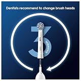 Oral-B Pro Sensitive Clean Głowica elektrycznej szczoteczki do zębów, w kształcie litery X i bardzo miękkie włosie do delikatnego szczotkowania i usuwania płytki nazębnej, zestaw 4 głowic szczoteczek