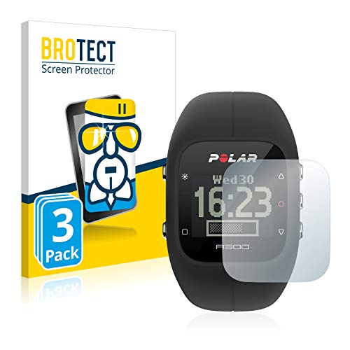 BROTECT Protector Pantalla Cristal Compatible con Polar A300 Protector Pantalla Vidrio (3 Unidades) - Dureza Extrema, Anti-Huellas, AirGlass