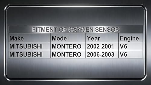 Par de sensores de oxígeno para Mitsubishi Montero 2001-2006 miniatura 2