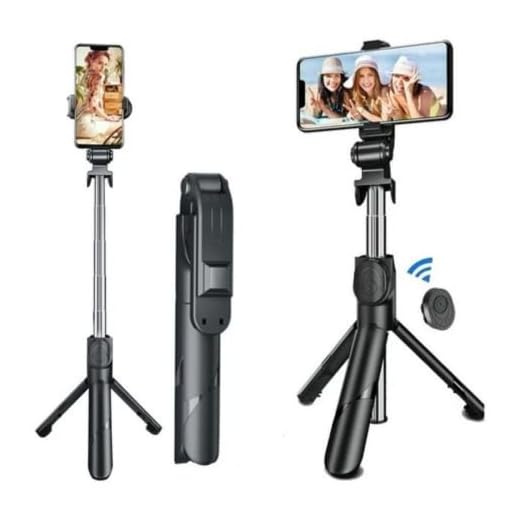 tripé pau d selfie bluetooth retrátil universal pratico pro