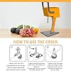 Electric Citrus Juicer,Commercial Orange Juice Squeezer for Oranges, Lemons, and Limes | Easy to Clean, No Need to Peel, Countertop Small Kitchen Appliance