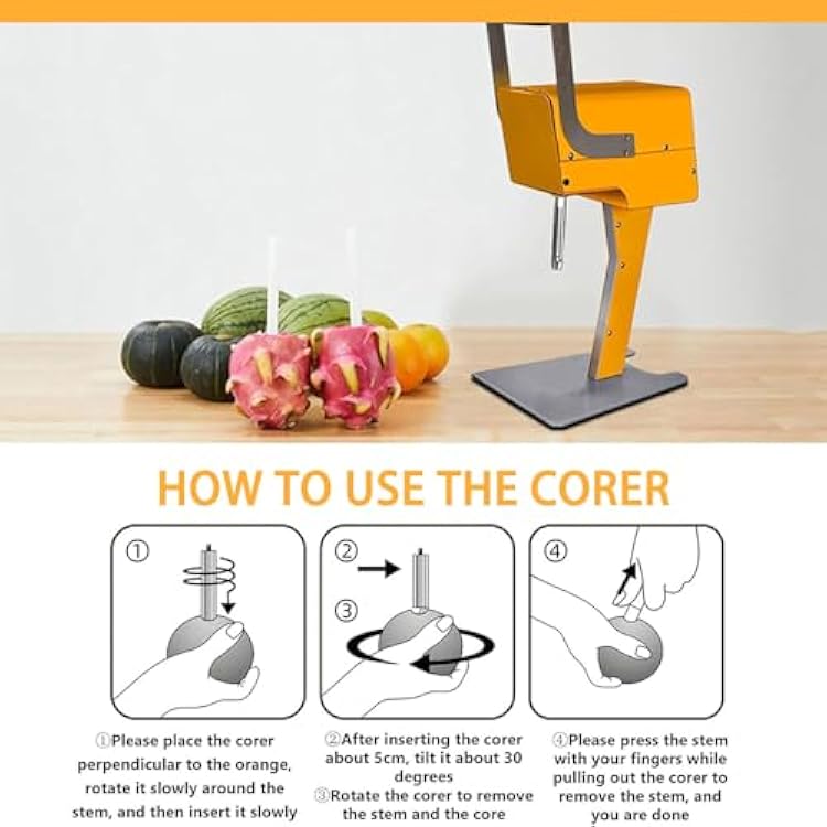 Electric Citrus Juicer,Commercial Orange Juice Squeezer for Oranges, Lemons, and Limes | Easy to Clean, No Need to Peel, Countertop Small Kitchen Appliance