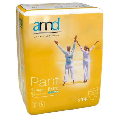Pañales Adulto Pack 14 Uds. Braga Pañal Adulto. Braga Pañal Desechables. Pañales para Adultos Absorción Extra. Desechables (1 paquetes de 14 unidades, X-Large (Cintura 110-170cm))