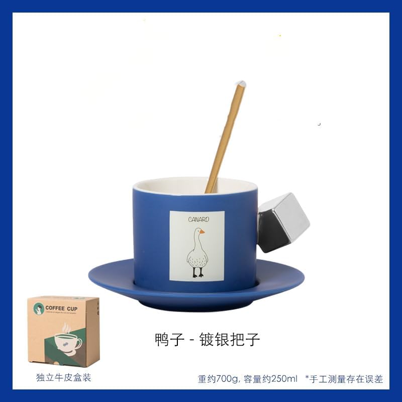 Ceramic Coffee Cup Saucer Set-style6