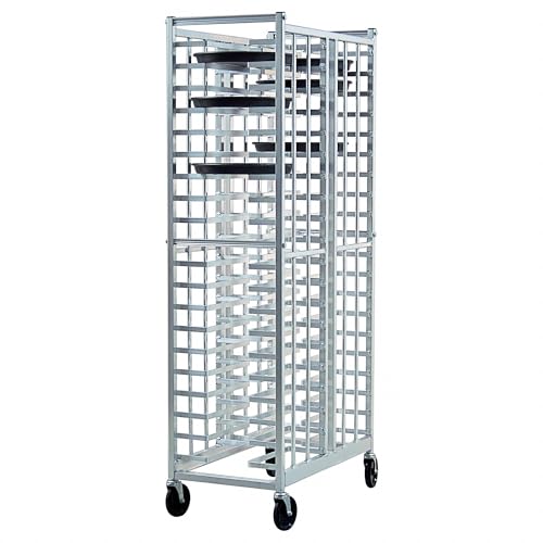 New Age 97721 Mobile Universal Pizza Pan Rack Holds (40) 12