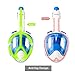 HOVNEE Máscara Buceo, Máscara Snorkel Máscara para Buceo 180 ° tecnología panoránica,...