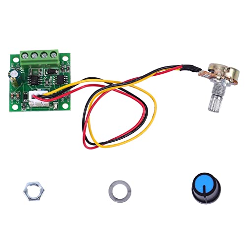 Angoily Gobernador motor dc interruptor de marcha interruptor de control de velocidad regulador de velocidades control de velocidad de motores módulo de control de CC plástico Green