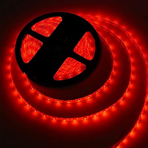 Image of DAYBETTER 4 Meter 2835 Cove Led Light Non Waterproof Fall Ceiling Light for Diwali,Chritmas Home Decoration with Adaptor /Drivers (Red,60 Led /Meter) | NW-Z-1