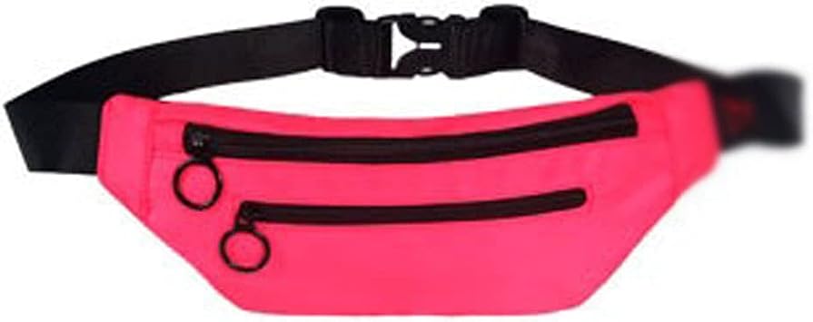 Fanny Pack Sports Waist Bag Fanny Pack for Women Men Bum Money Belt Wallet Pouch Portable Phone Holder Gym Running Bag Red