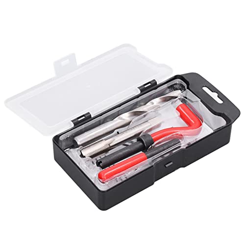 Xiuganpo Kit de Reparación de Roscas Juego de Acero Inoxidable Duradero para Roscas M14x1,50 Mm Kit de Reparación de Automóviles