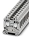 Price comparison product image Phoenix Contact Contact UT 16 Feed-Through Terminal Block with Screw Connection, 2 Number of Connectors, AWG 16-4, 16 mm² Nominal Cross Section, Grey, Pack of 50