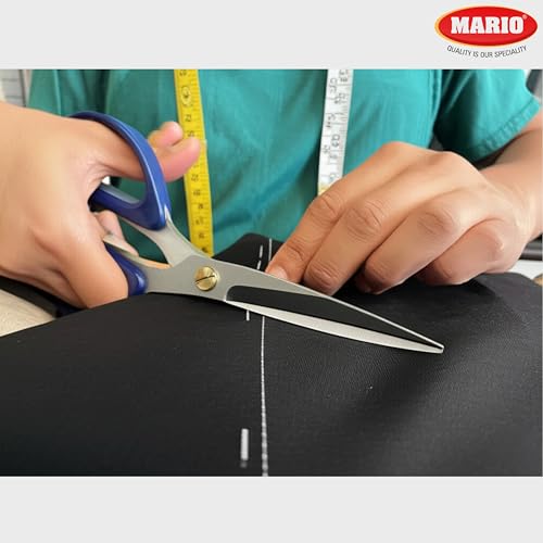 Mario Tailoring Scissors – Multipurpose Stainless Steel Cutting Scissors – Sharp Blade with Comfortable Grip – Ideal for Sewing, Fabric & Craft – MS 72 - Image 3 thumbnail