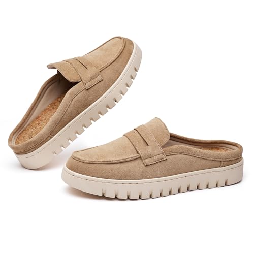 Image of Cvistpieo Womens Comfortable Slip On Loafers Indoor Outdoor Business Casual Mules Shoes for Women