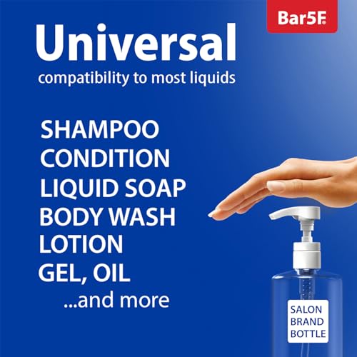 Universal Shampoo/Conditioner Pump for Bottle, 1 L/33.8 oz., Piece 2 White4