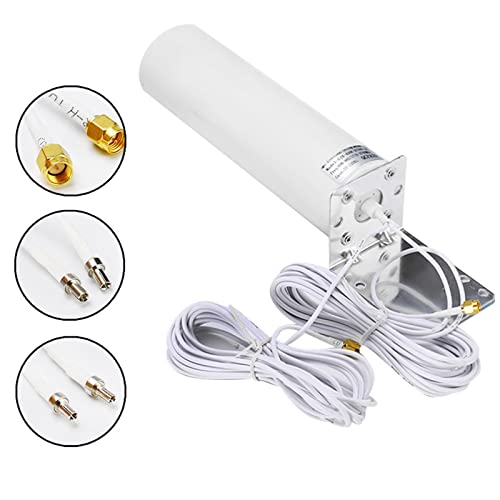 Homyl Antena externa 4G LTE Conector duplo SMA macho Crc9 TS9 para 3G 4G Router Modem Outdoor Antena