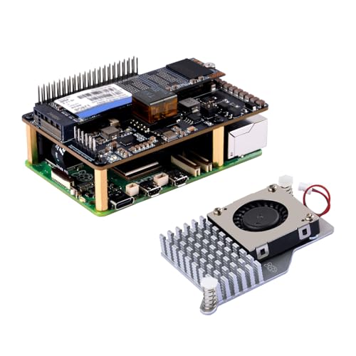 GeeekPi P33 M.2 NVME M-Key PoE+ Hat für Raspberry Pi 5 mit offiziellem Raspberry Pi 5 Active Cooler Unterstützung M.2 NVMe SSD 2230 2242 2260 2280