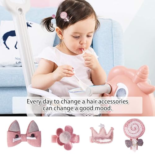 Image of Head Wear Accessories 16 Items Combo Pack For Baby Girls /Toddlers Children's Suit Baby Princess Hair Clips Small Safety Clip For Bhaiya Bhabhi Sister Raksha Bandhan Rakhi Gift Hamper Gift Box