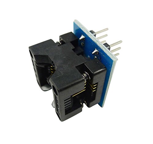 Aihasd 2PCS SOP8 to DIP8 Narrow Programmer Adapter Socket Converter for Programming IC Test