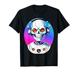 Gamer Skull for Boys Teens Men Trippy DJ Skull