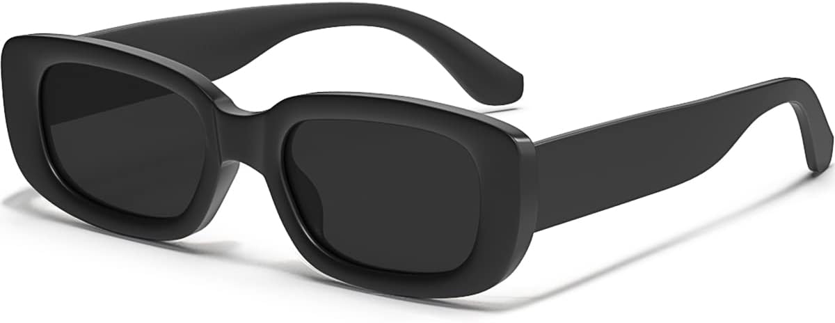 Retro Rectangle Kids Sunglasses 90’s Vintage Fashion Narrow Square Frame Glasses Shades for Girls Boys UV Protection