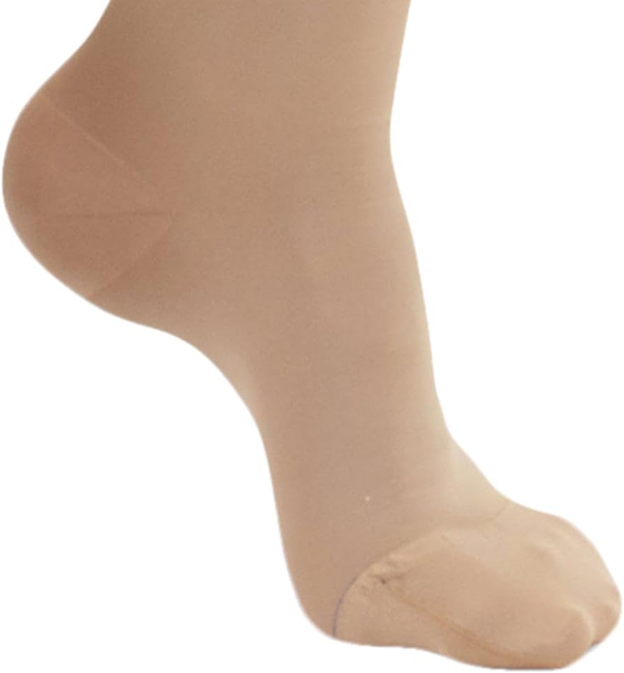 Ames Walker AW 257 Microfiber Opaque Thigh High w/Dot Silicone Band 15-20 mmHg