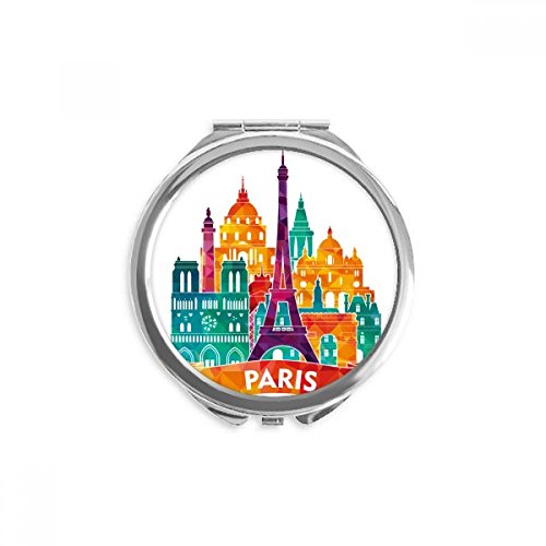 Espejo de maquillaje de París compacto para llevar en el bolso y evitar imprevistos