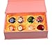 LONGWIN 30mm (1.2 inch) Crystal Diamond Paperweight Pirate Gems Birthstone Table Decorations Christmas Centerpiece Gift for Kids Multicolor Gift Packing