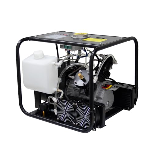 HPDAVV High Pressure Air Compressor - 3HP - 110v / 60Hz / 1ph - 2.5cfm @ 4500 Psi - Scuba Tank/PCP Rife/Paintball Air Gun Filling Station Adjustable Digital Gauge Control - Thumbnail 2