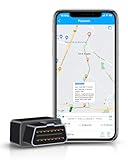 LNCOON Localizador GPS para Coche Rastreador OBD Sin Instalación, Conectar y Usar para Vehículos, Moto, Camión, Aplicación Requiere...