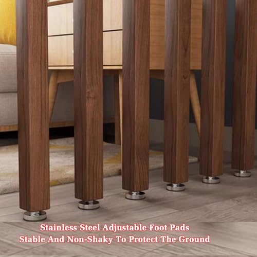 Cloison de séparation en bois 130 cm réglable pour salon