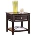 Signature Design by Ashley Carlyle Rectangular End Table Almost Black