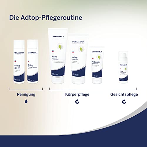 Dermasence Adtop Pflegecreme für Neurodermitis, 250 ml