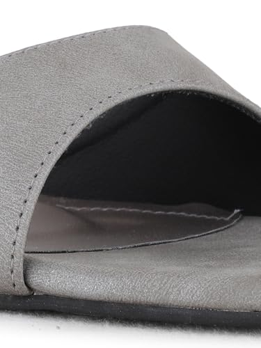 Image of Inc.5 Womens Grey Work Solid Square Toe Block Heels