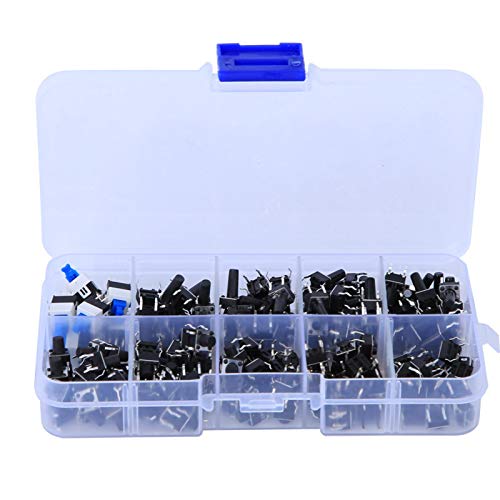Bouton de Commutation - Plastique de pièces industrielles de commutateur de Bouton de commutateur de clé de 180PCS pour l'équipement Audio/Ordinateur Cover