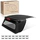 Frankberg Cabrioverdeck Softtop Schwarz Kompatibel mit Fortwo Coupe 453 Fortwo Cabriolet 453 Fortwo Cabrio 451 Fortwo Coupe 451 Replace# 4517780201C82A