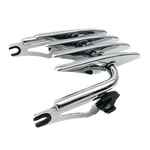 Portaequipajes Equipaje Trasero Portaequipajes Desmontable para Motocicleta para Touring para Road King para Road Glide para Street Glide para Electra Glide Ultraa 2009-2023(Chrome)
