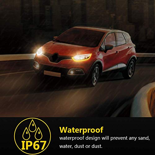 60Cm Led Strip Lights Drl Flexible Daytime Running Lights,White-Amber Dual Color 2Pcs Waterproof Flexible Ultrathin Led Strip Light Turn Signal Lights Taillight Headlight Decorative Kits 24Inch #TOP5