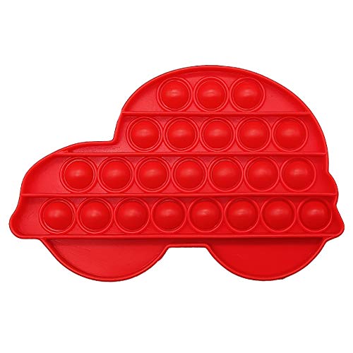 CreepyParty Pop That Fidget Toy Push Pop Bubble Squeeze Sensorische Fidget Toy Pop Ze Alle Spel voor Kinderen Volwassen Rode Auto