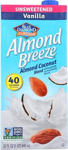 Almond Breeze Unsweetened Vanilla Almond Coconutmilk, 32 FZ