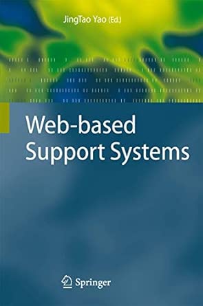 Web-based Support Systems 2010th Edition Web-based Support Systems 2010th Edition book cover